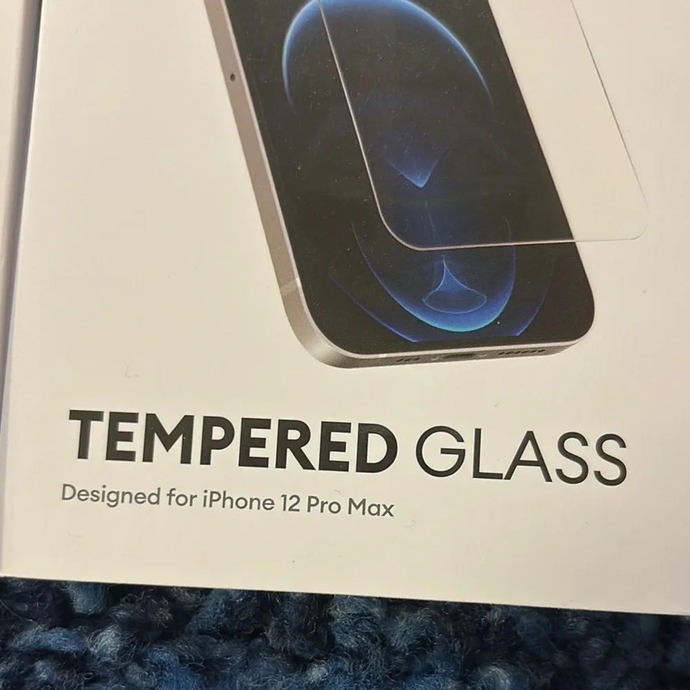 NEW iphone 12 Pro Max Glass screen protector & Lens shield
